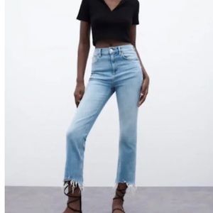 ZARA-Dreed Flare Jeans